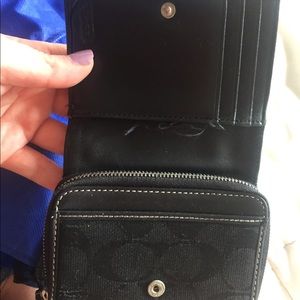Black coach wallet